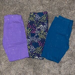 BCG Kids Leggings Set - Purple, Blue, and Multicolor